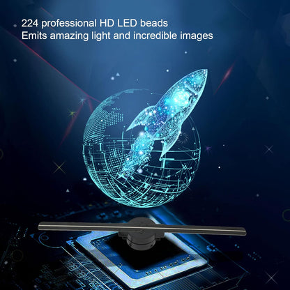 🔥Halloween Sale 70% OFF🔥3D Hologram LED Fan Projector