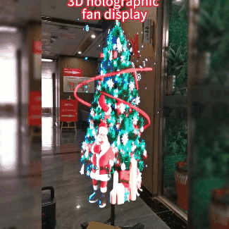 🔥Halloween Sale 70% OFF🔥3D Hologram LED Fan Projector