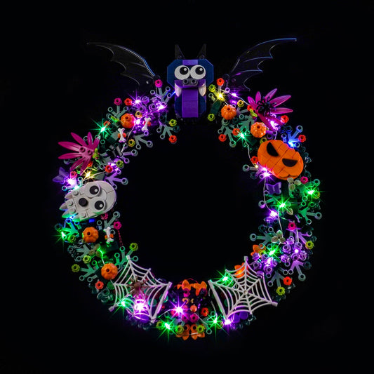 DIYSTAR Light Kit for LEGO Halloween Wreath 40825