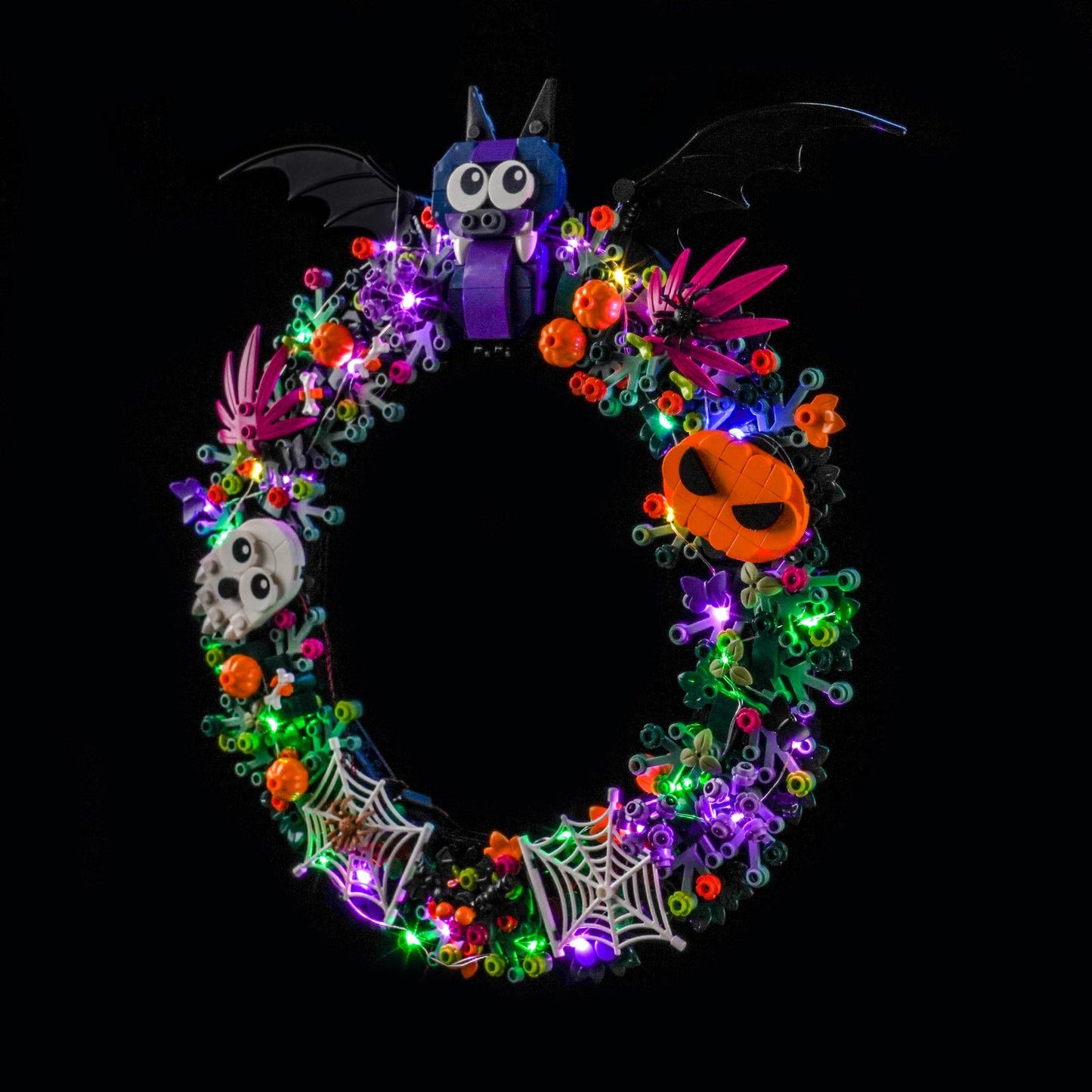 DIYSTAR Light Kit for LEGO Halloween Wreath 40825-