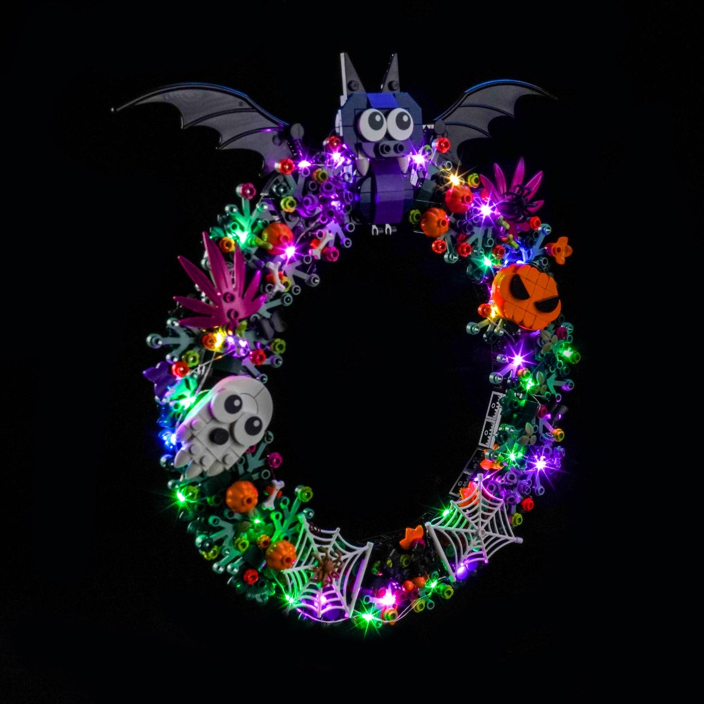 DIYSTAR Light Kit for LEGO Halloween Wreath 40825-