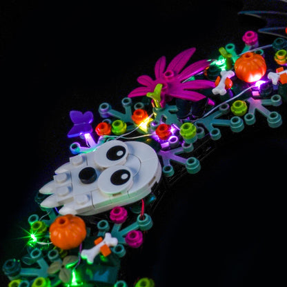 DIYSTAR Light Kit for LEGO Halloween Wreath 40825-