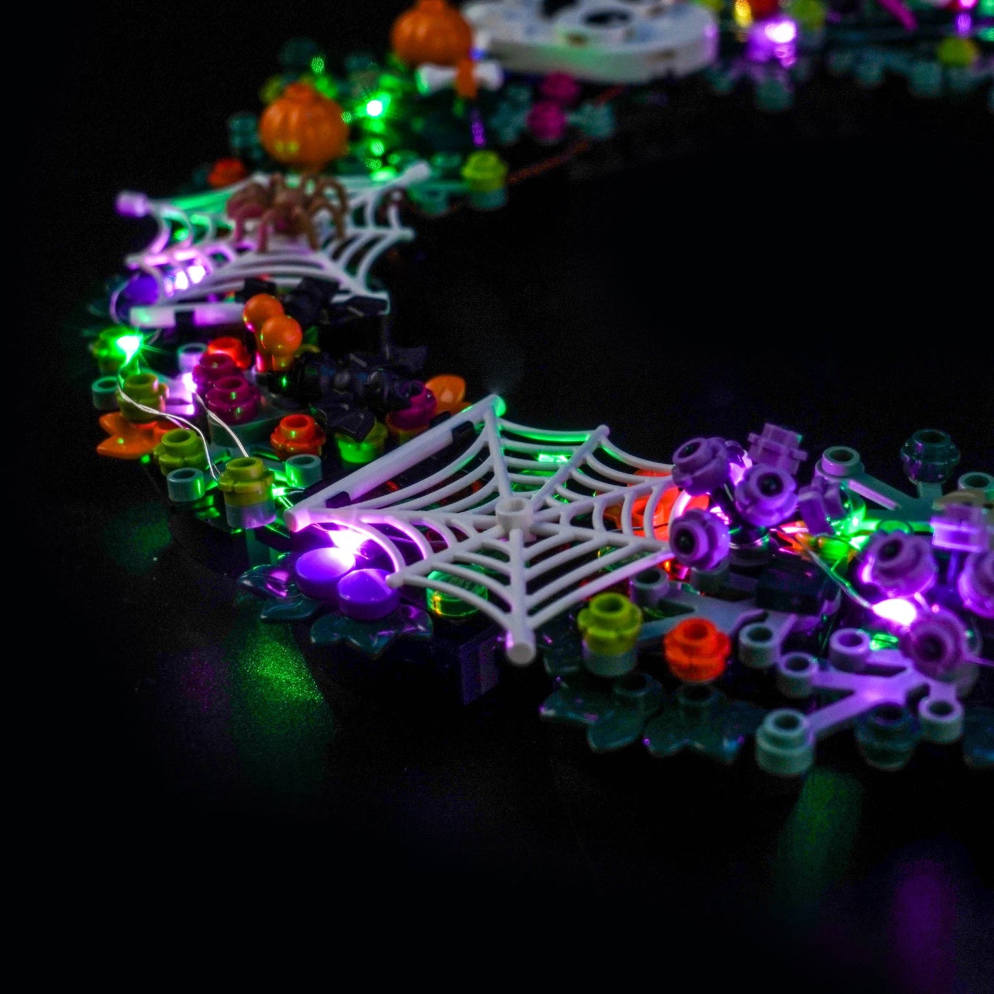 DIYSTAR Light Kit for LEGO Halloween Wreath 40825-