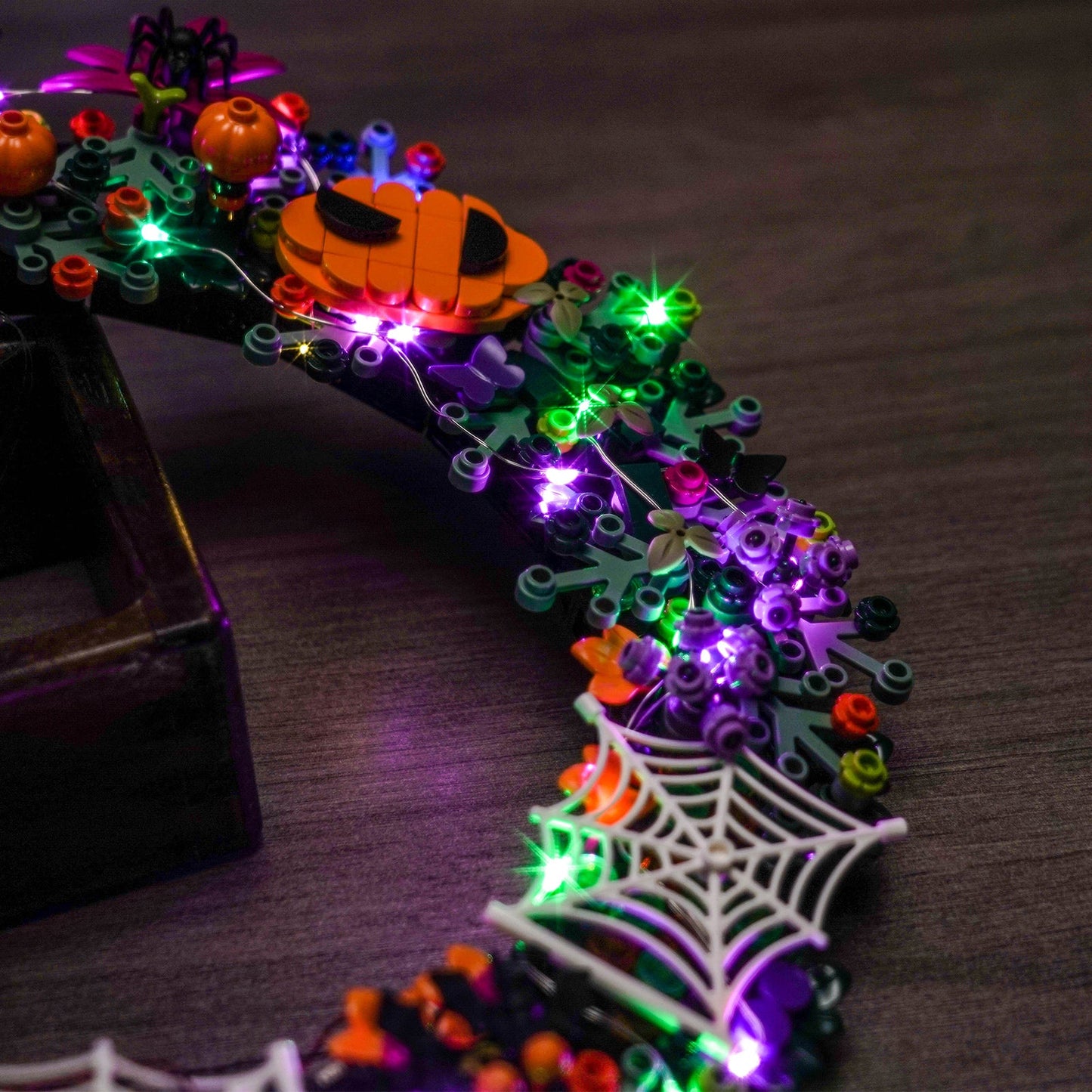 DIYSTAR Light Kit for LEGO Halloween Wreath 40825-