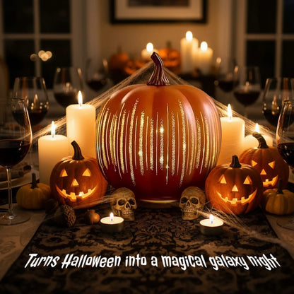 🎃✨ Illuminated Starry Night Pumpkins by Valerie✨🔥2025 HOT SALE - LHT