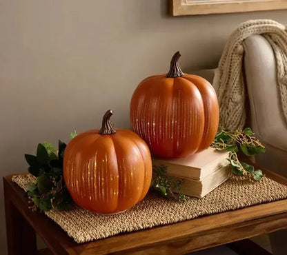 🎃✨ Illuminated Starry Night Pumpkins by Valerie✨🔥2025 HOT SALE - LHT