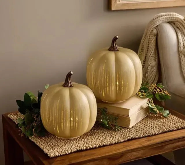 🎃✨ Illuminated Starry Night Pumpkins by Valerie✨🔥2025 HOT SALE - LHT